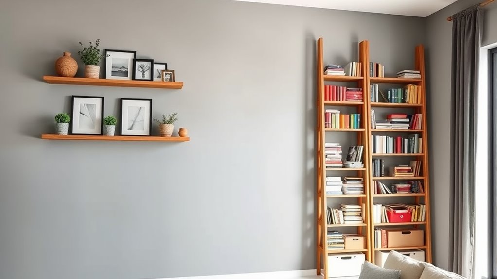 maximize wall storage space