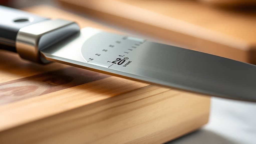 measuring and maintaining knife angles