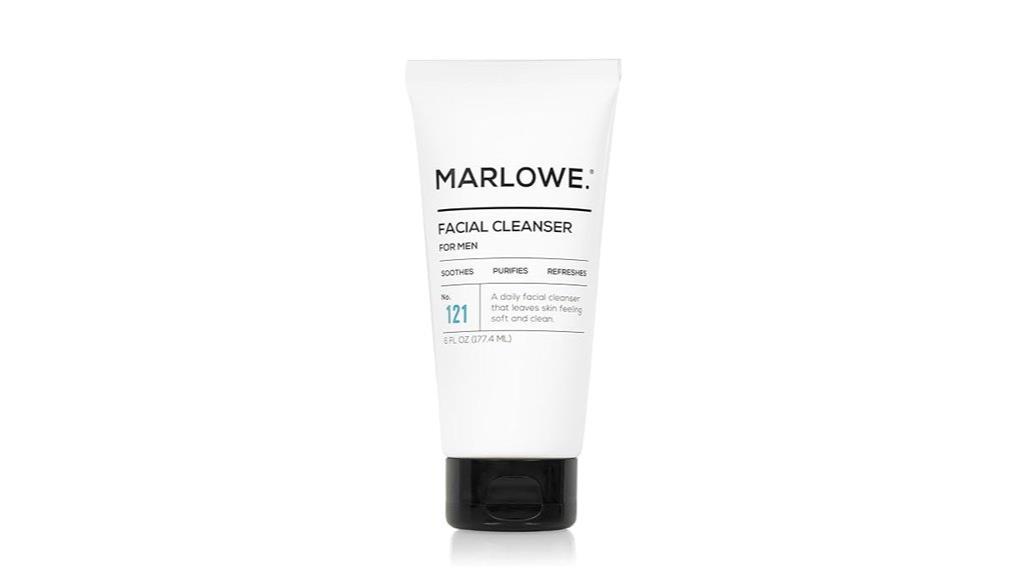 mens facial cleanser with natural extracts