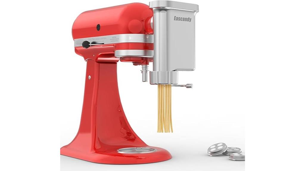 metal pasta press attachment