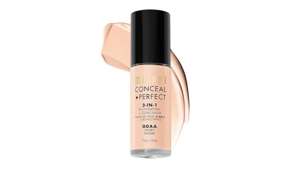 milani ivory foundation concealer