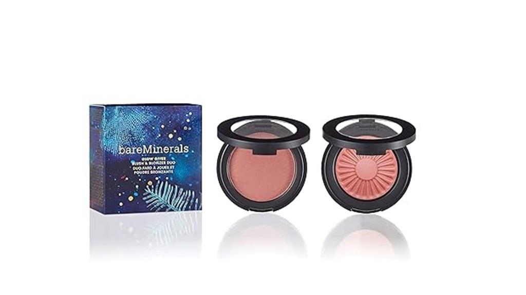 minerals blush bronzer set