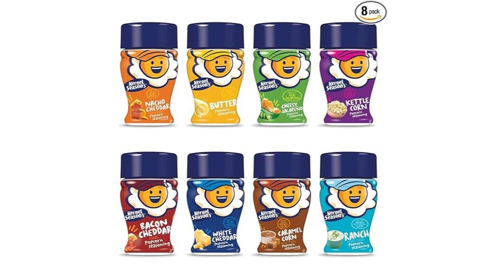 mini popcorn seasoning jars