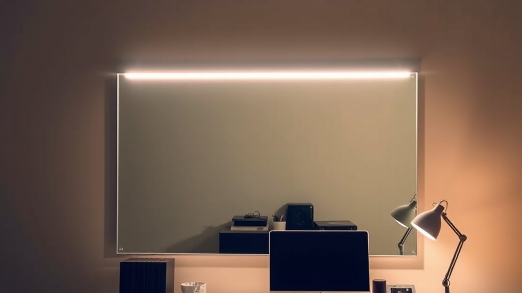 mirror placement and adjustment