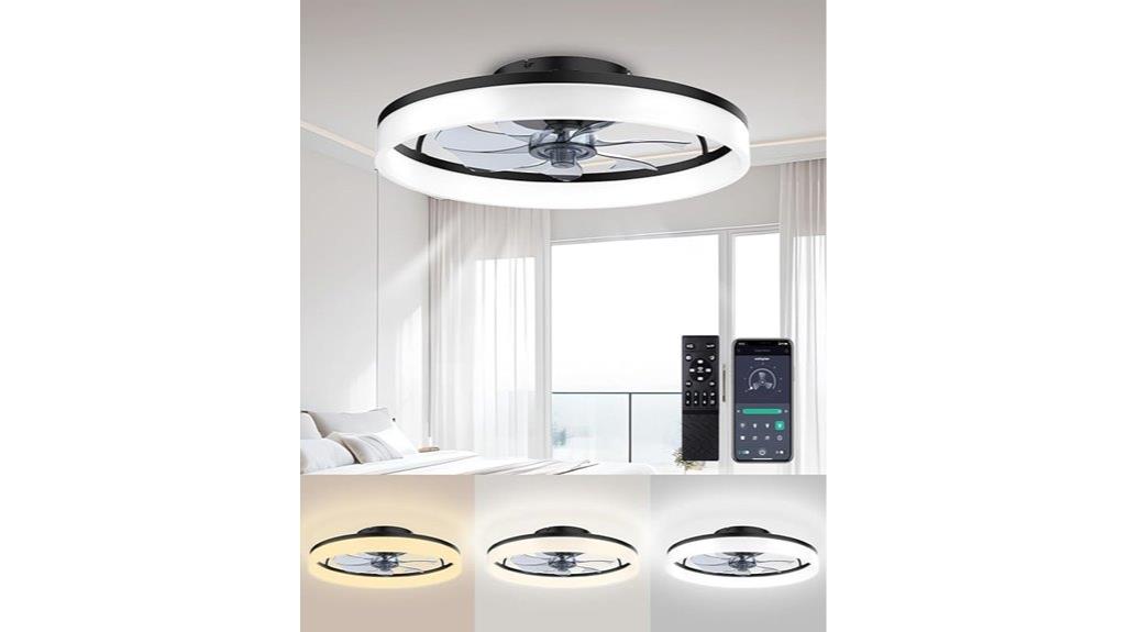 modern 20 inch ceiling fan