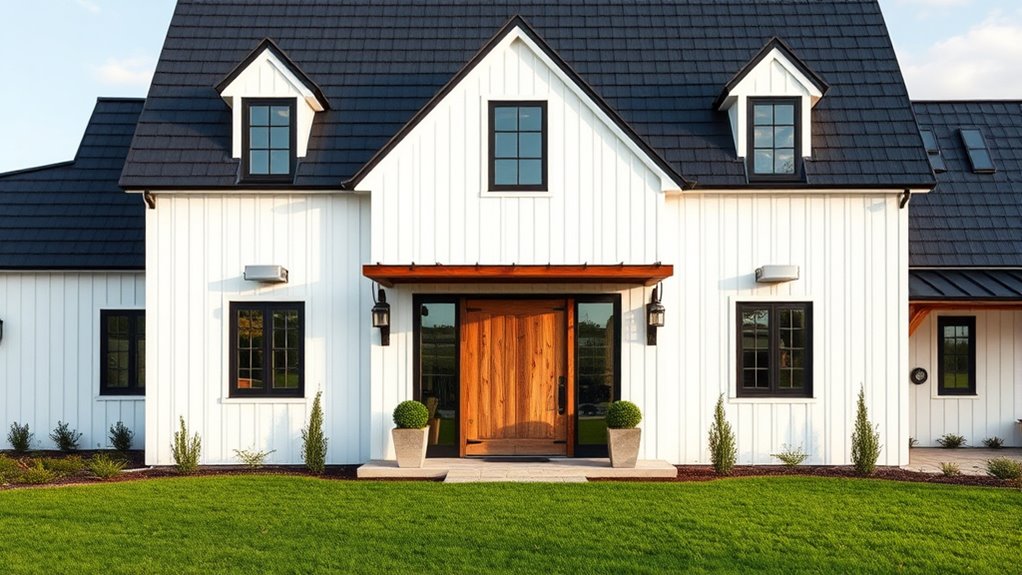 modern farmhouse exterior design