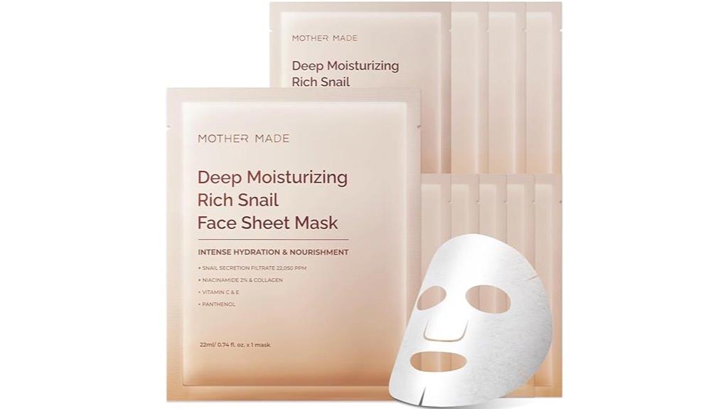 mother s moisturizing snail masks