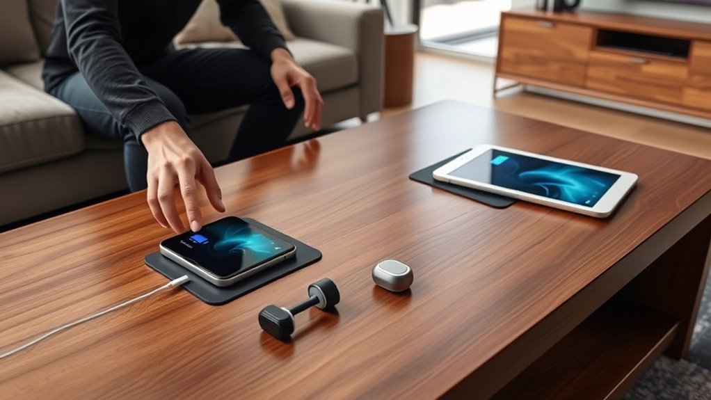 multi area device wireless charging