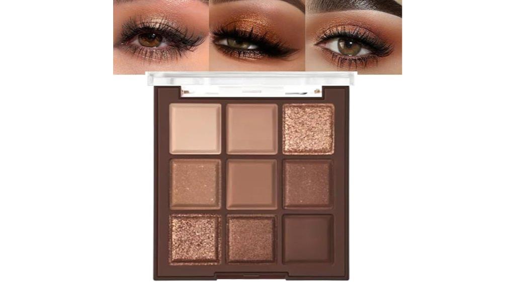 natural brown eye shadow palette