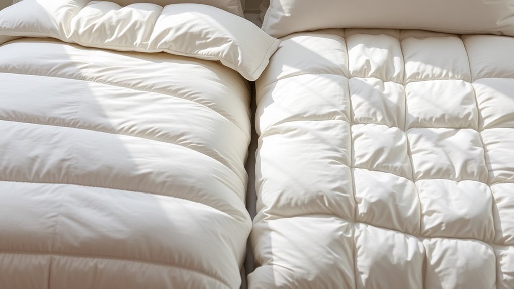 natural down insulates comfortably