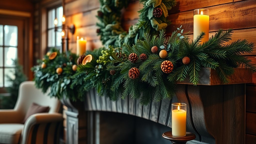 natural greenery enhances festive aroma