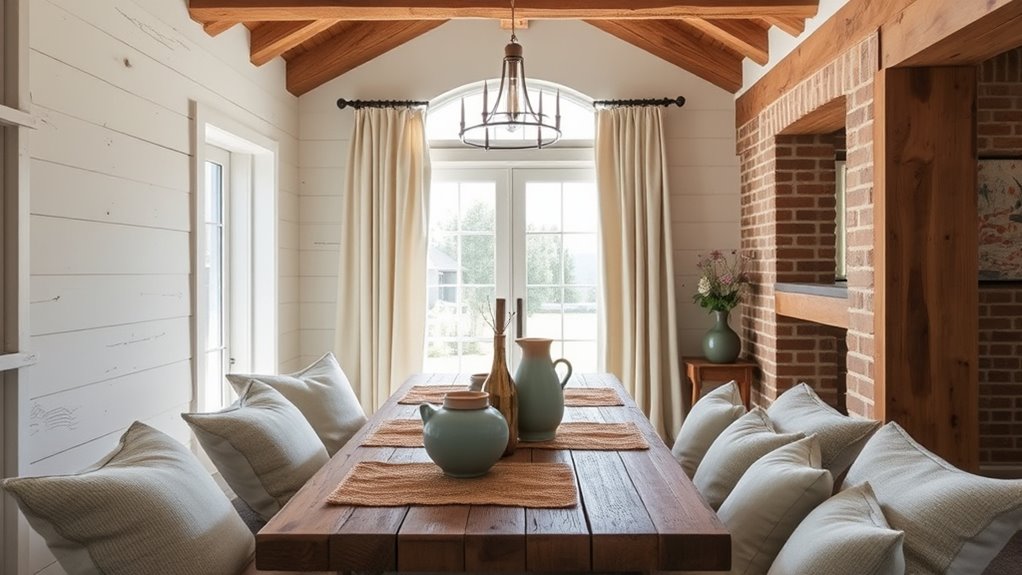 natural textured warm materials