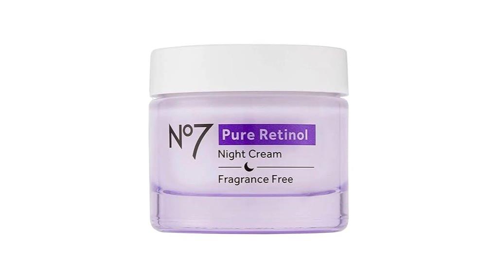 night cream with pure retinol