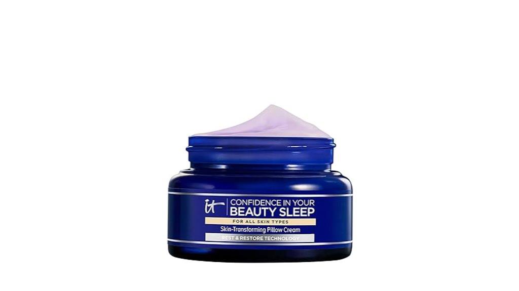 nighttime skincare moisturizing treatment