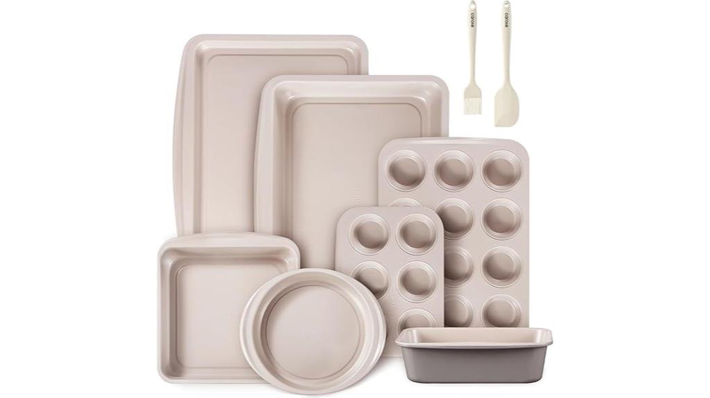nine piece bakeware set