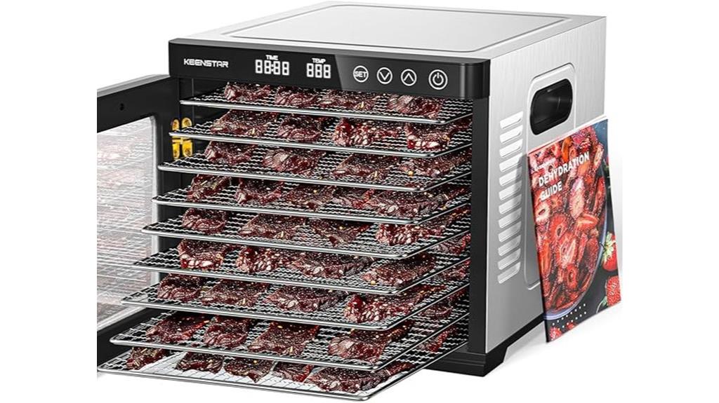 nine tray food dehydrator