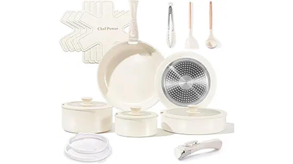 non toxic 19 piece cookware