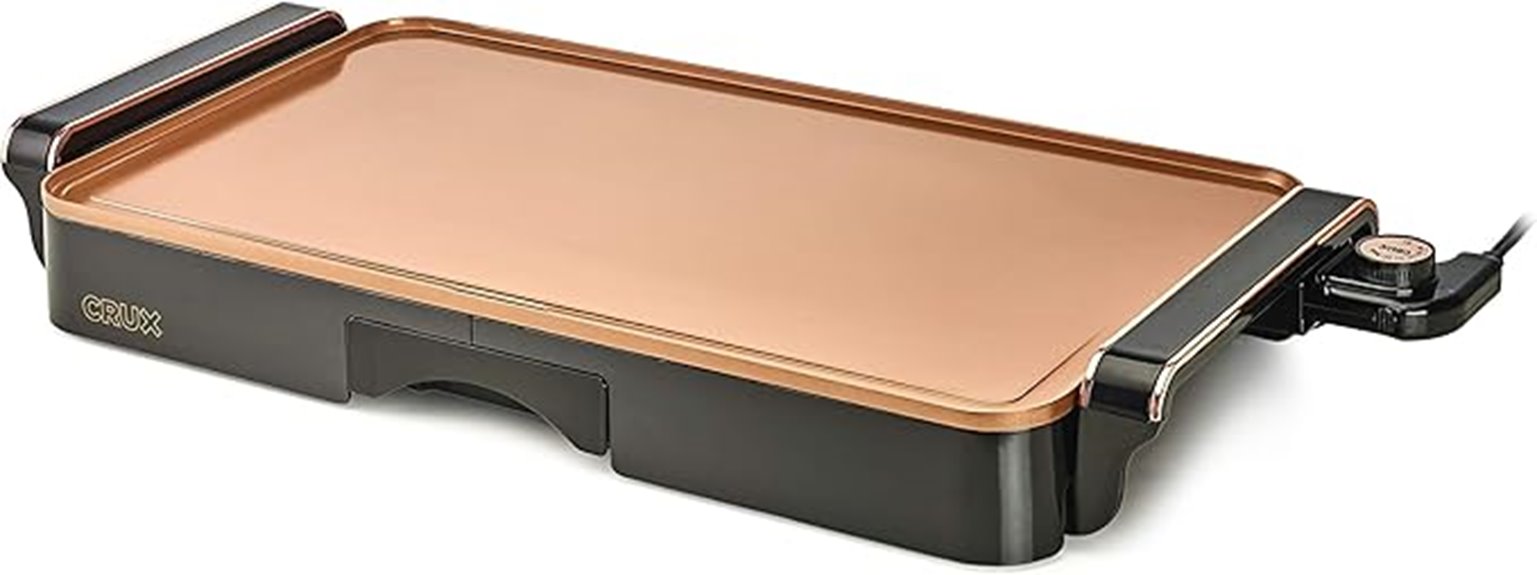 nonstick ceramic electric griddle