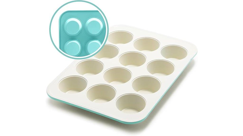 nonstick ceramic muffin pan