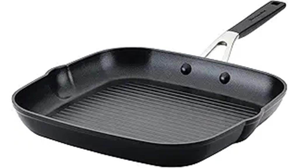 nonstick grill pan with spouts