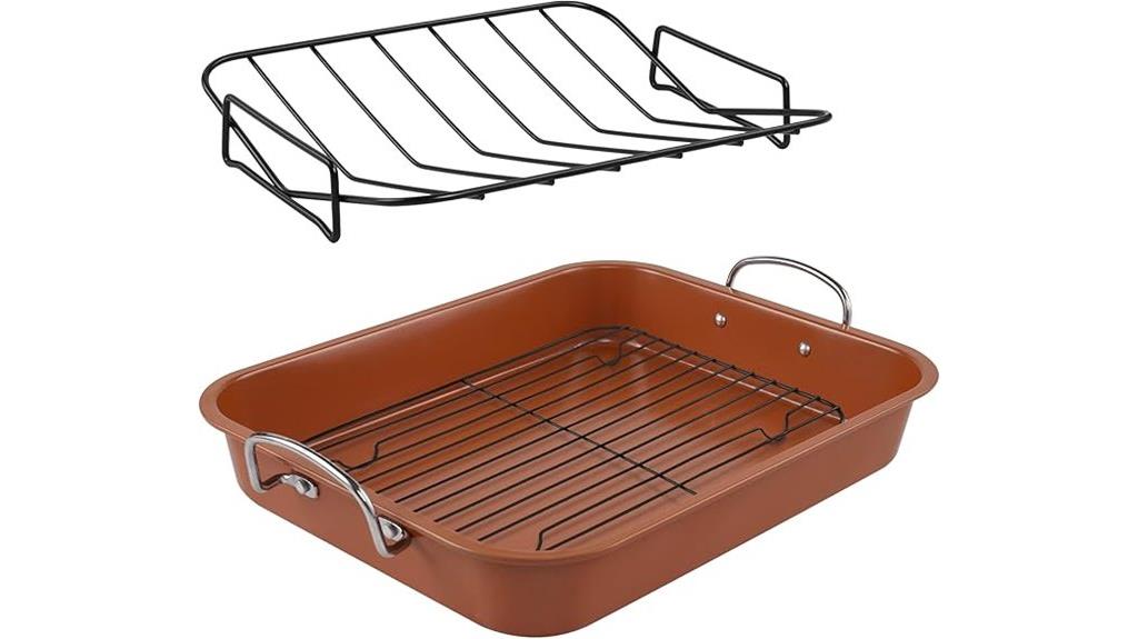 nonstick roasting pan set