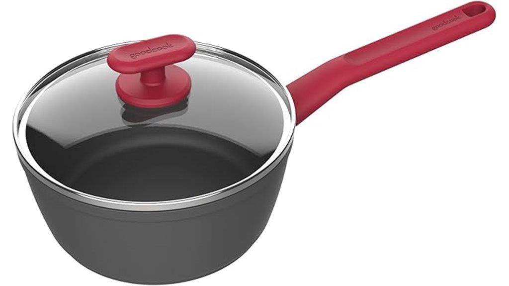 nonstick sauce pan lid