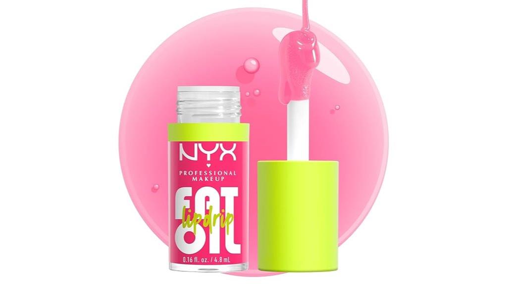 nyx pink lip gloss