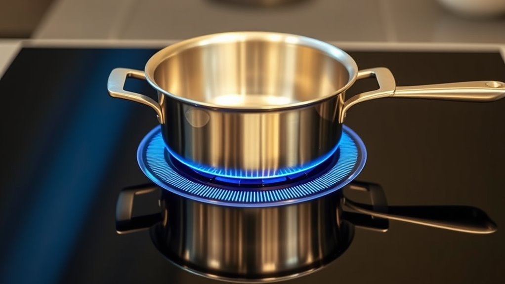 optimal cookware contact and size