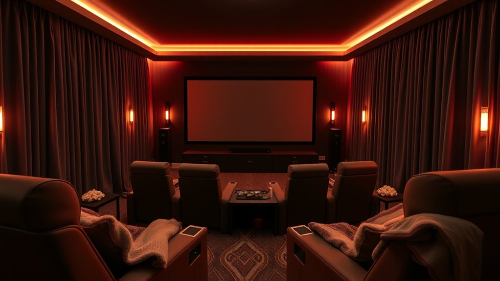 optimal viewing and seating setup