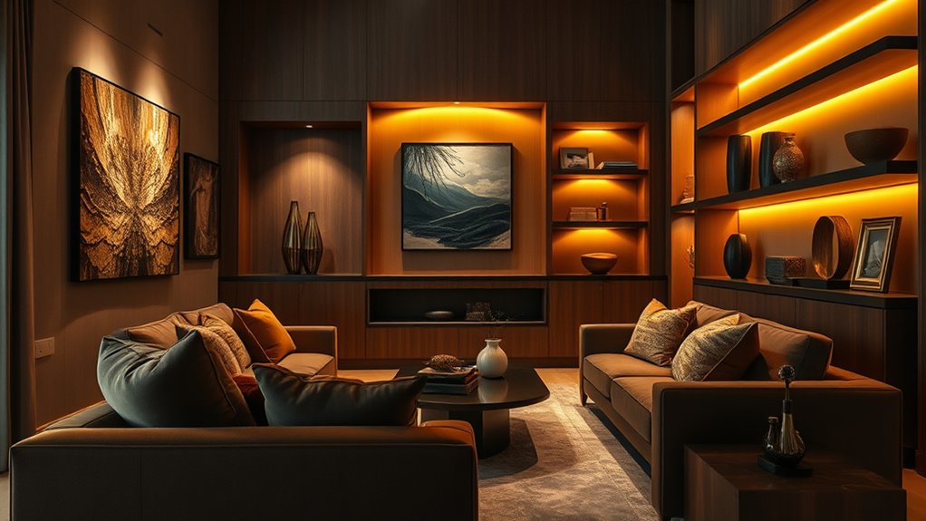 optimize warm accent lighting