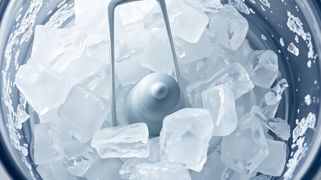 optimized blade ice processing