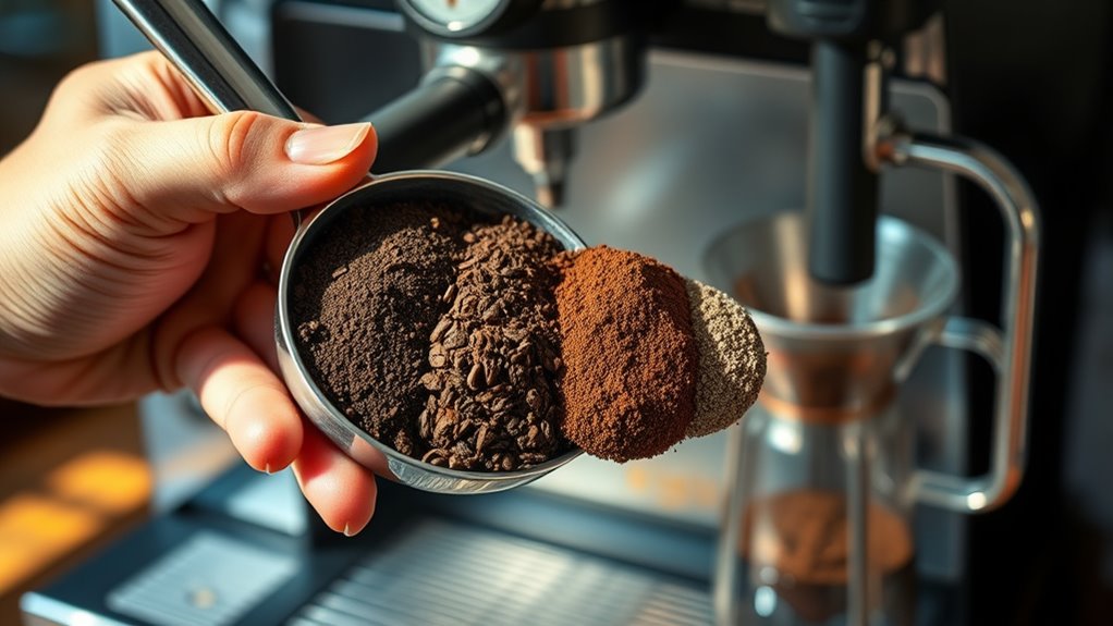 optimizing grind size extraction
