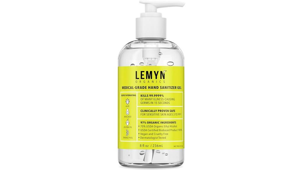 organic medical hand sanitizer