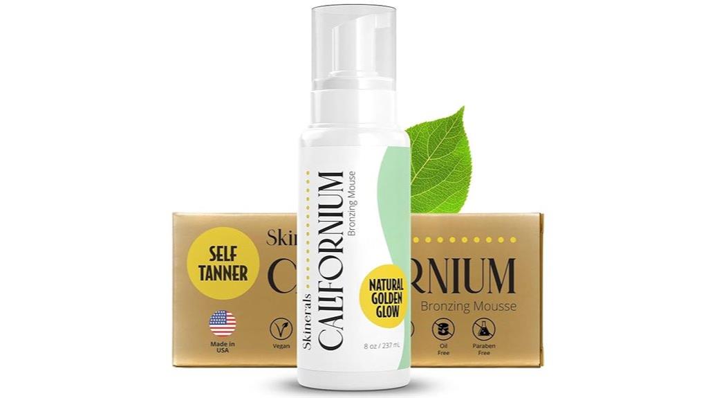 organic mousse for tanning