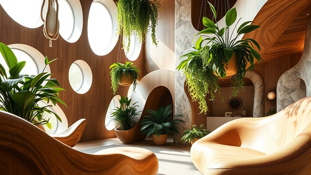 organic shapes foster well being
