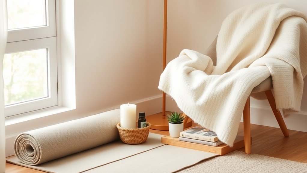 organize supplies for tranquility