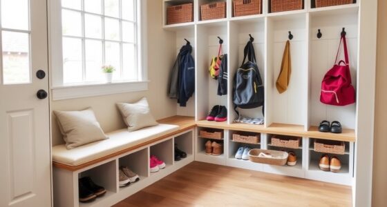 organized entryway storage solution