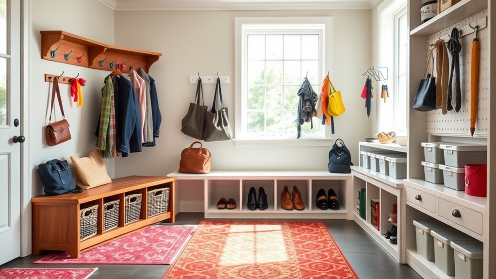 organized storage and zones