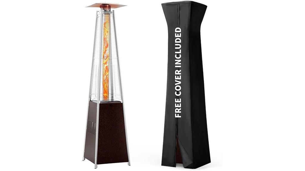 outdoor heating with cover