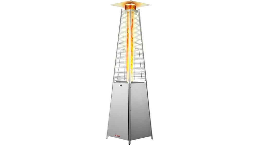 outdoor propane pyramid heater