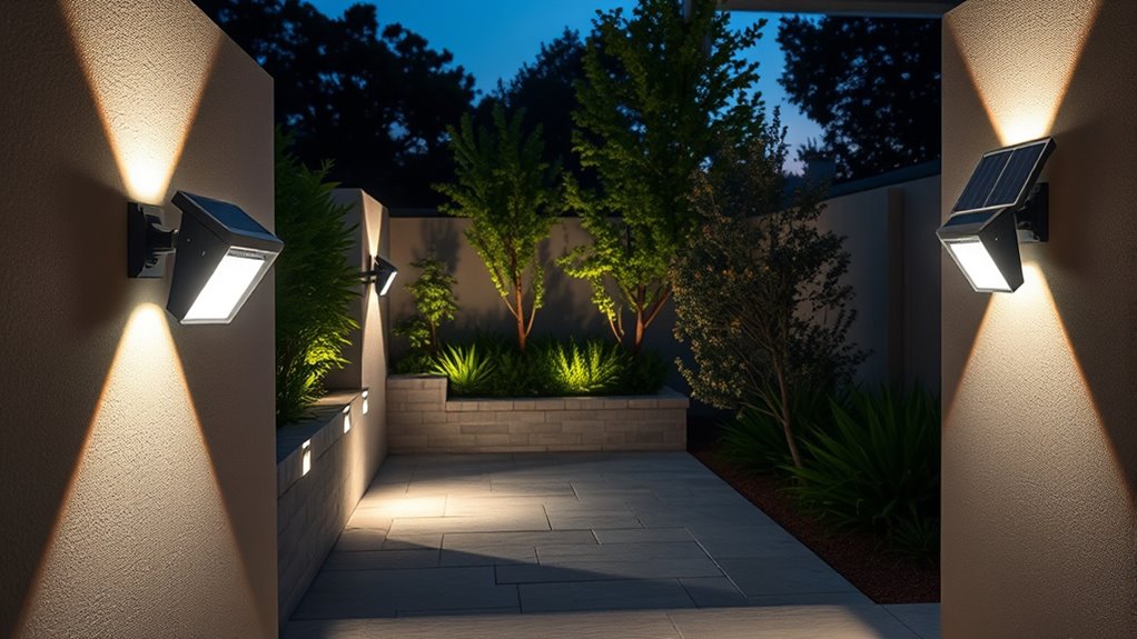 outdoor solar light features