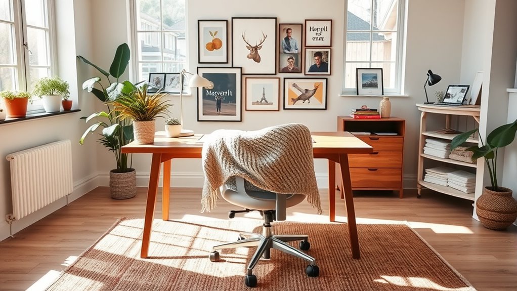 personalized motivating workspace decor