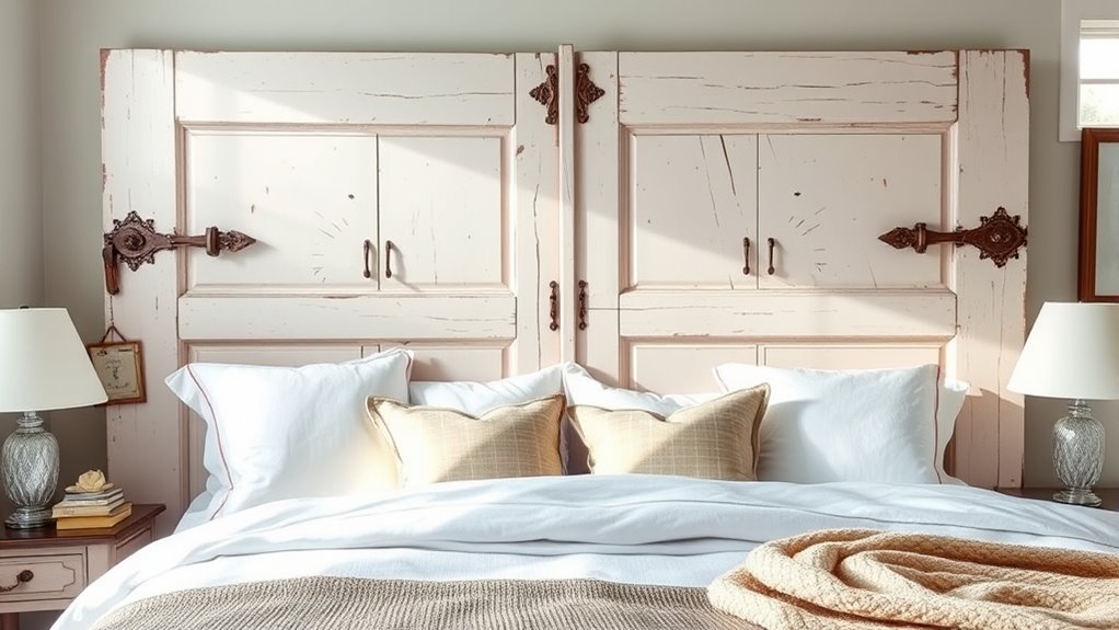 personalized vintage headboard decor