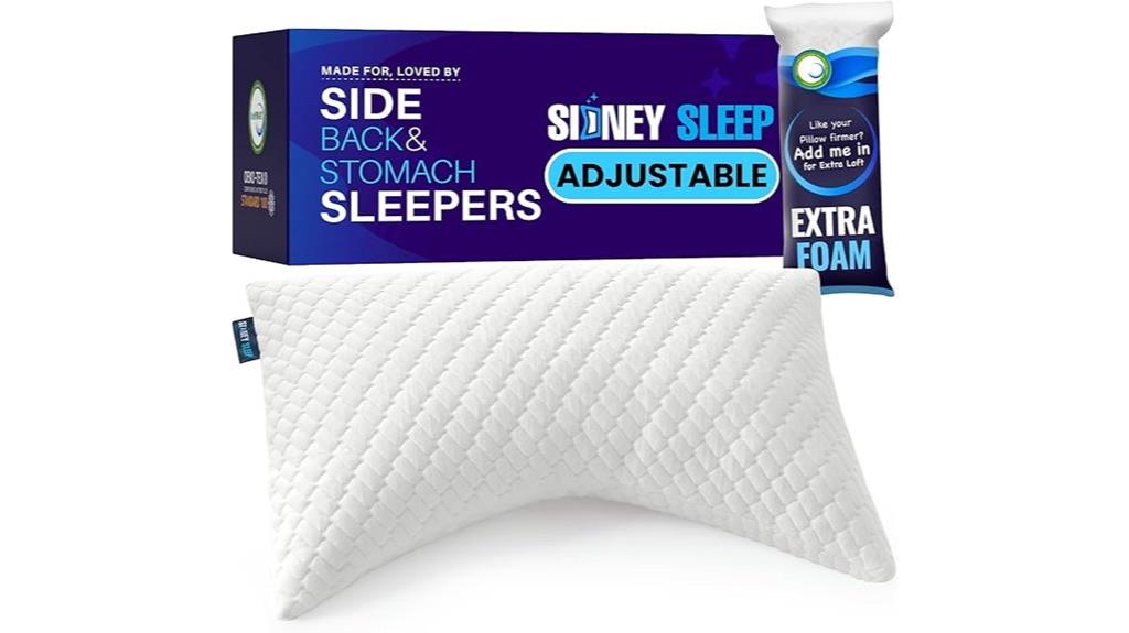 pillow for side back sleepers