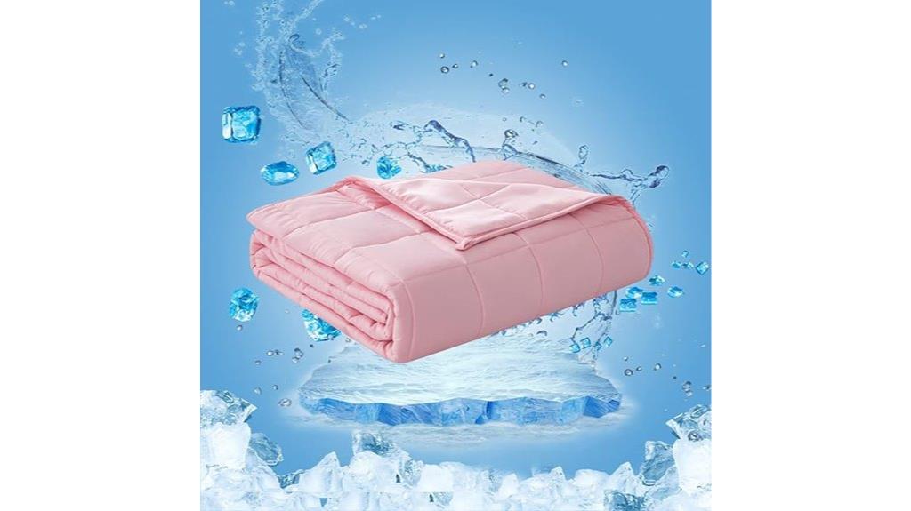 pink adult cooling blanket