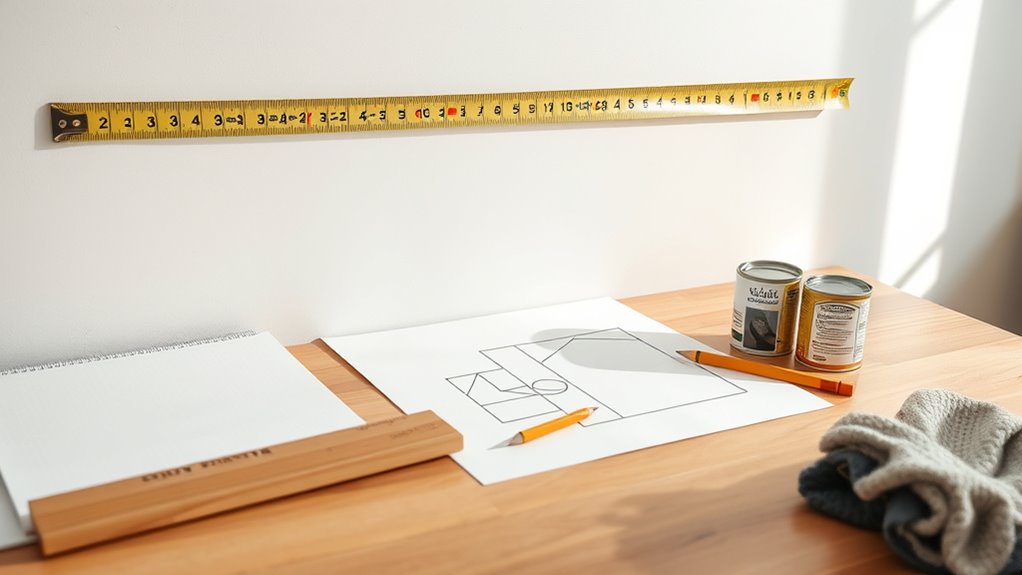 plan measure mark visualize