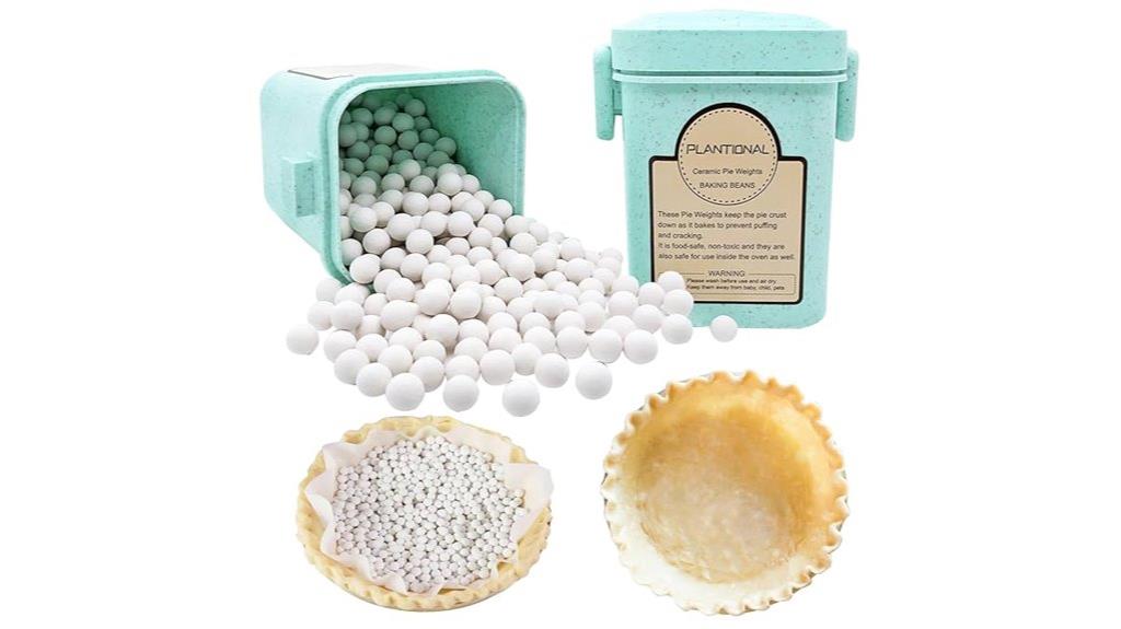 plant based pie weight container