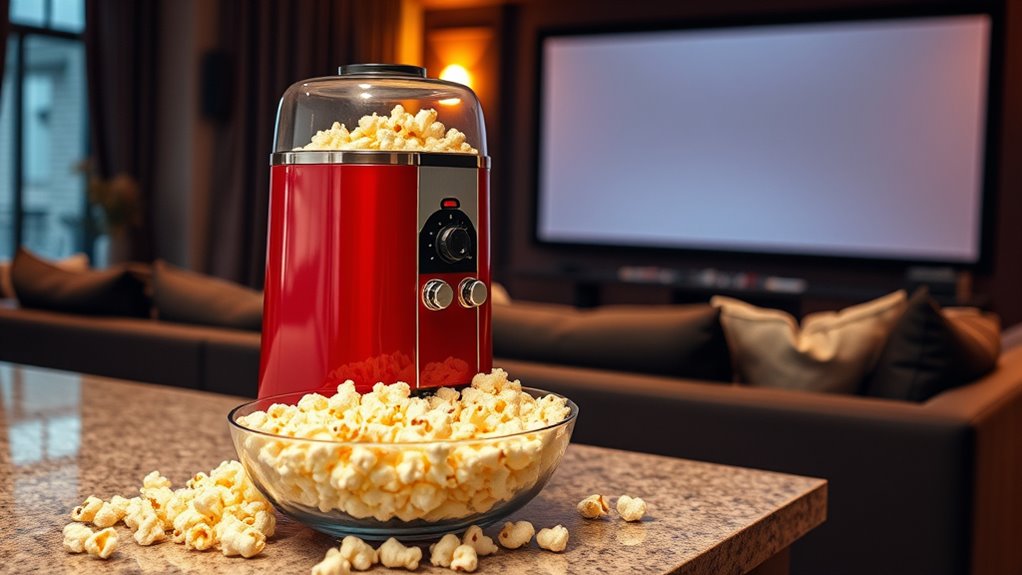 popcorn capacity cleaning ease