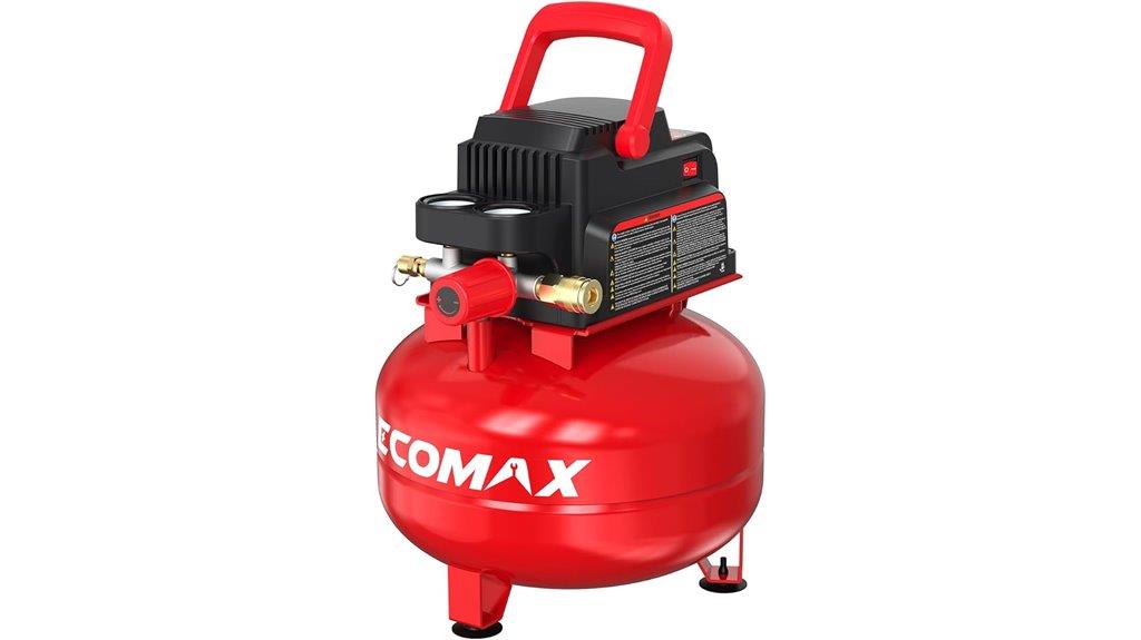 portable 3 gallon oil free compressor