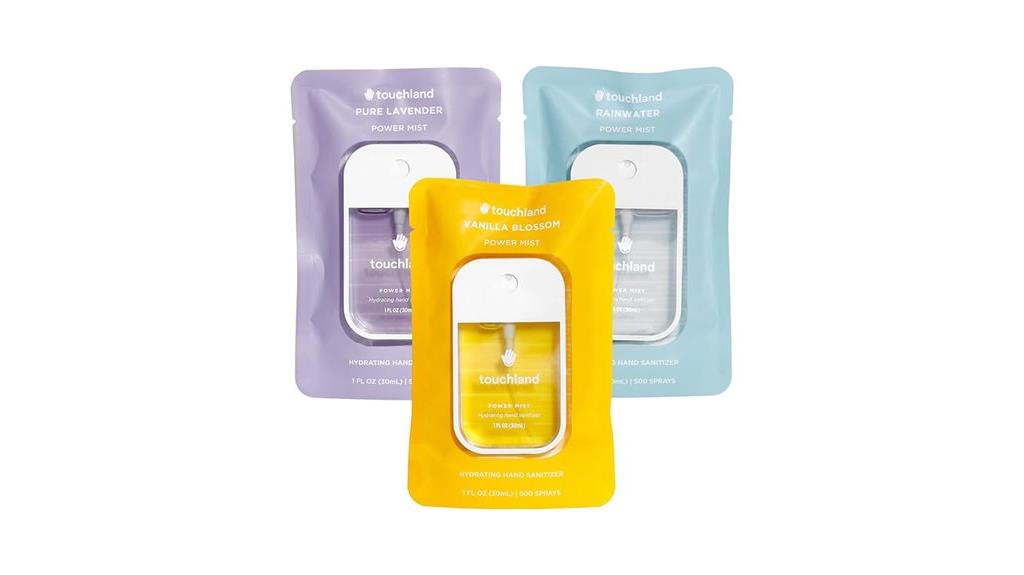 portable hand sanitizer set
